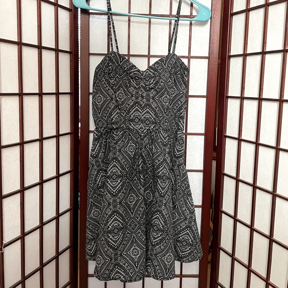 Black and white patterned dress from Forever 21